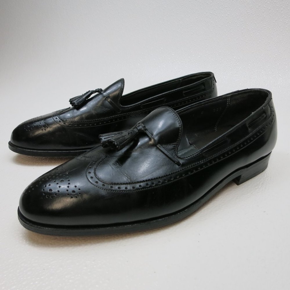 Wright Brogue Leather Dress Wingtip Loafers Shoes Men's 12 C